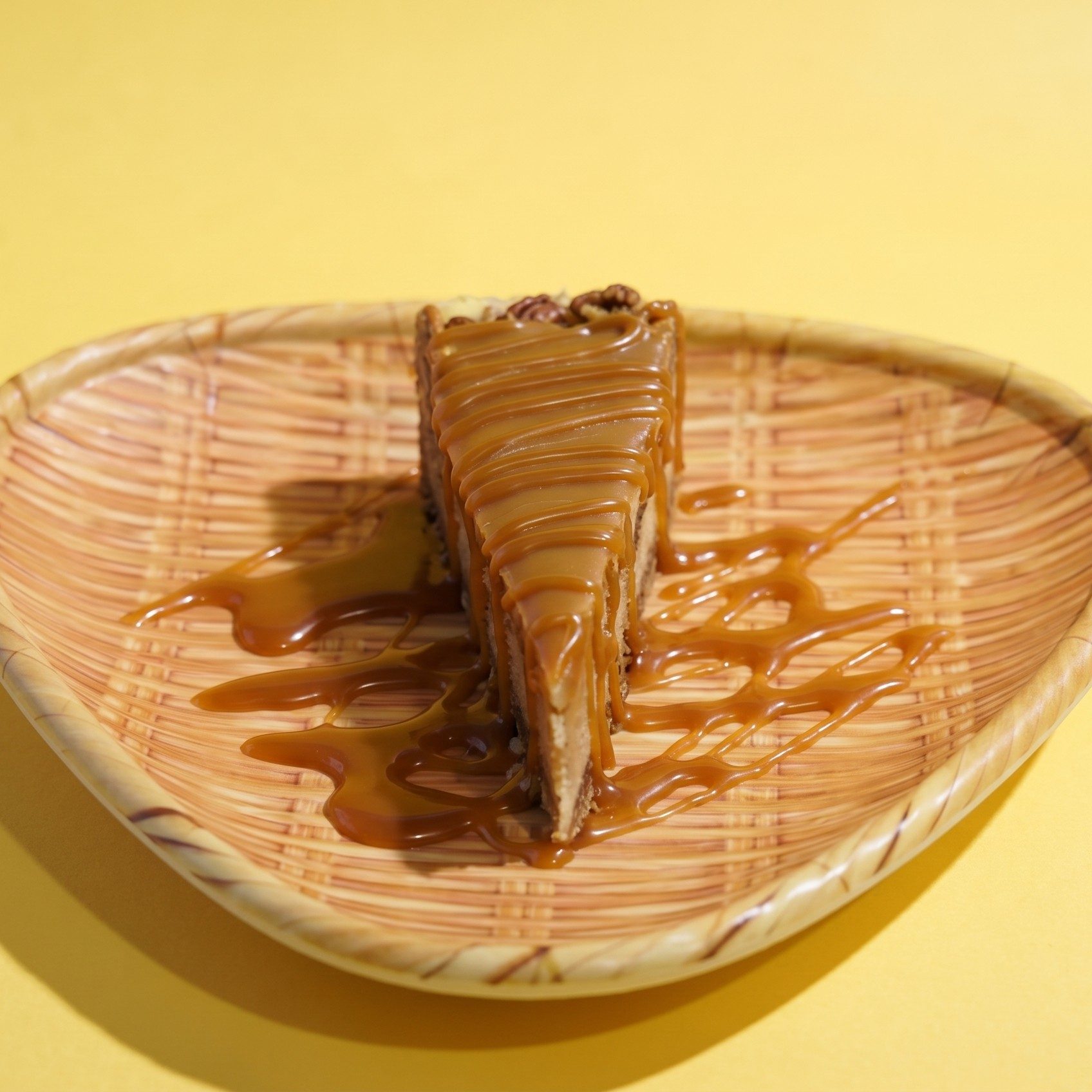 Caramel Fudge Cheesecake.